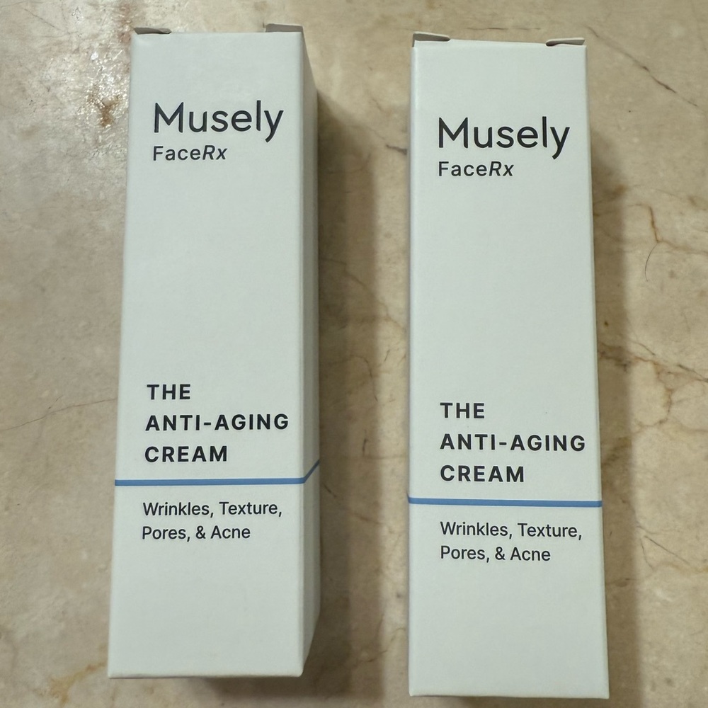 Musely The Anti-Aging Cream, 2 bottles NWT